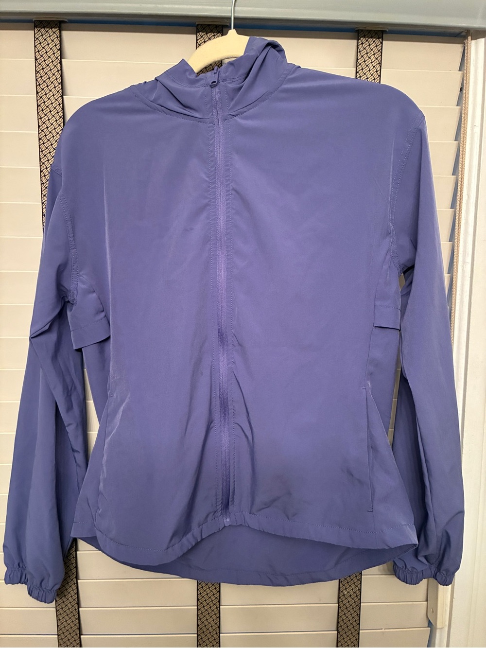 Spyder Women’s Lightweight Purple Hooded Windbreaker Running Jacket - Sz. Medium